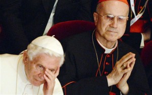 Tarcisio Bertone con Benedetto XVI