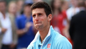 Djokovic in lacrime