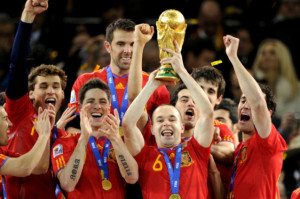 La Spagna campione del mondo 2010