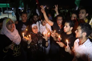 Gaza piombata nell'oscurità