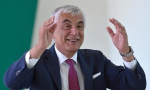 Un soddisfatto Gabriele Del Torchio, a.d. di Alitalia