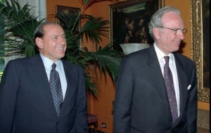 Silvio Berlusconi e Rupert Murdoch