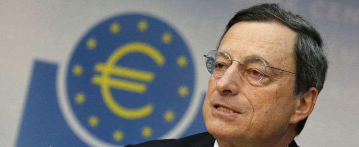 Bce: rifinanziamento dell’Eurozona al minimo storico