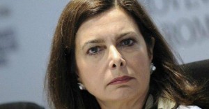 Il presidente della Camera, Laura Boldrini