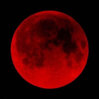 Luna rossa visibile per l'ultima volta
