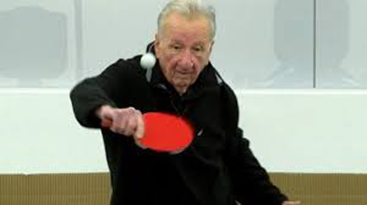 Tennis tavolo: a 93 anni corre per le Olimpiadi