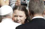 Greta Thunberg incontra Papa Francesco